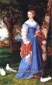 Portrait de Mme Louisa Jenner préraphaélite Arthur Hughes